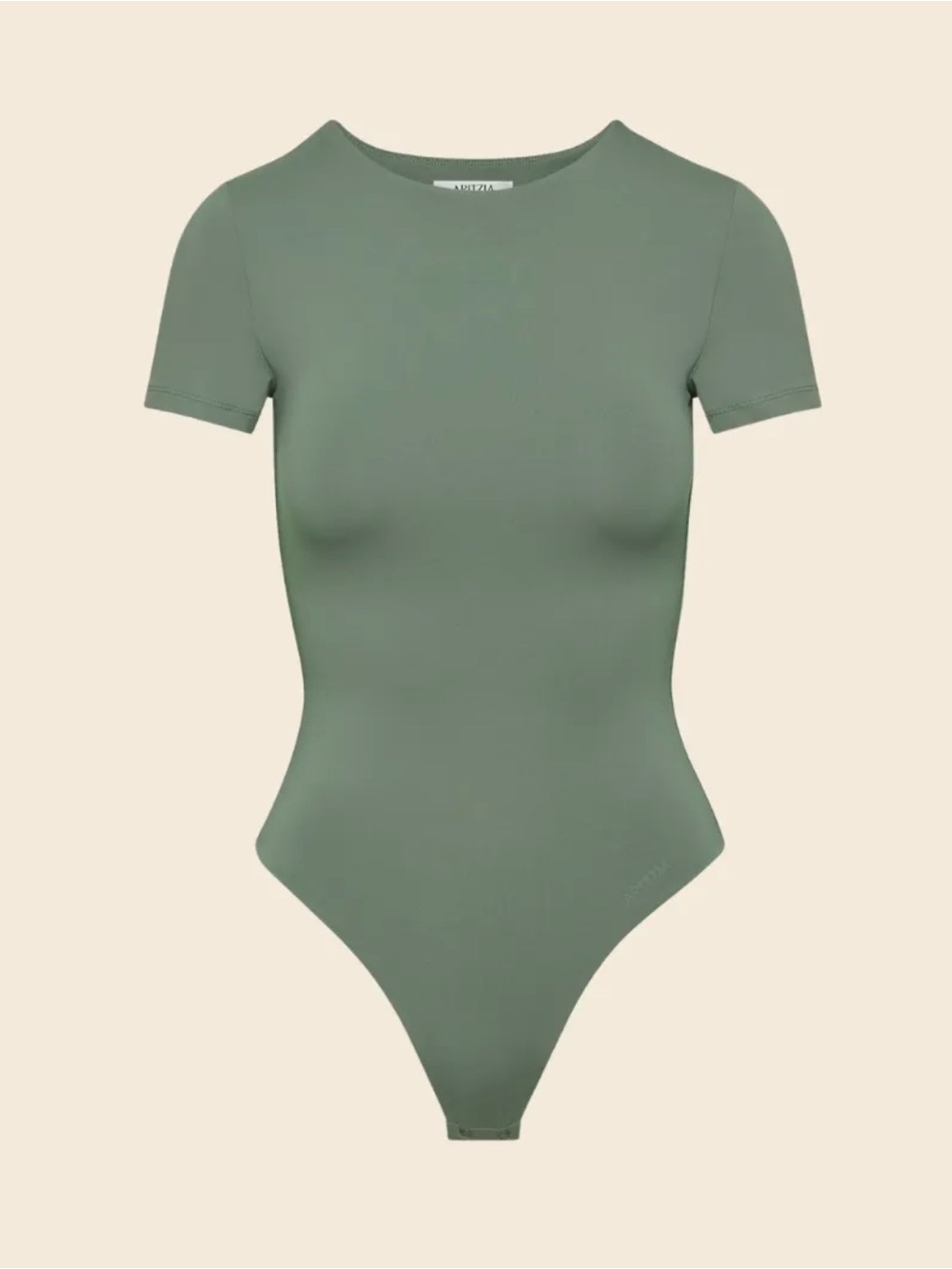 Aritzia Babaton Contour Crew Bodysuit XS Sage Green NWOT